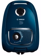 Пылесос с мешком Bosch BGLS4FAM, 3.0 л  и более, 700 Вт, 69 дБ, синий/голубой