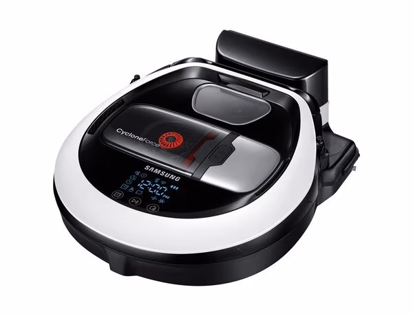 Aspirator robot Samsung VR10M7030WW/EV, Pina la 1 l, 80 W, 72 dB, Alb cu negru