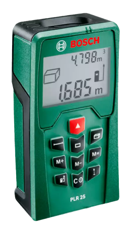 Telemetru cu laser Bosch PLR 25 , 0603016221 Verde photo 1 Telemetru cu laser Bosch PLR 25 , 0603016221 Verde photo 1