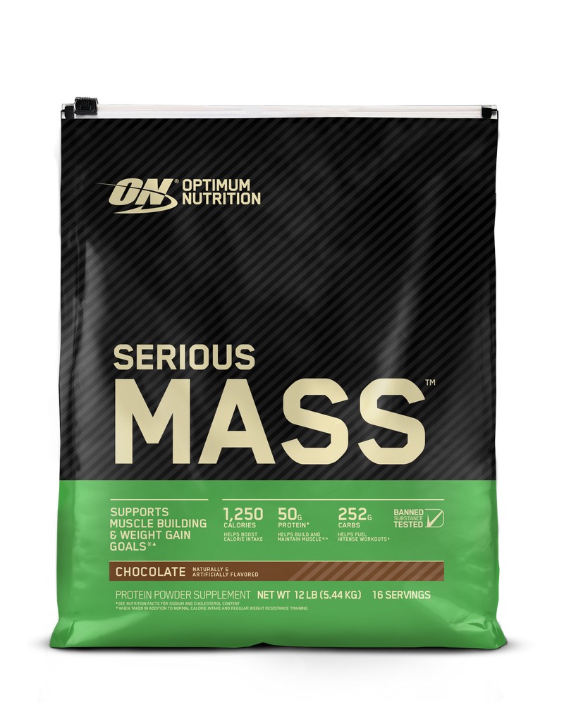 Gheiner Optimum Nutrition ON SERIOUS MASS CHOCOLATE 12LB photo 2