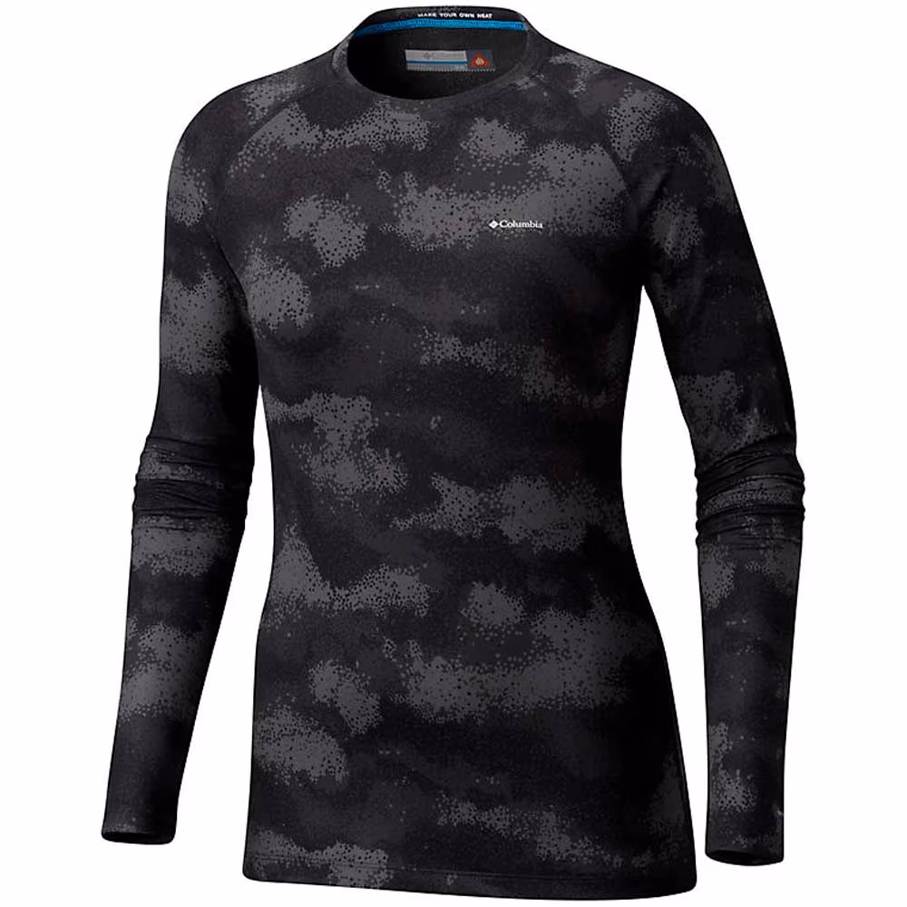  Columbia Midweight Stretch Print Long Sleeve Top 