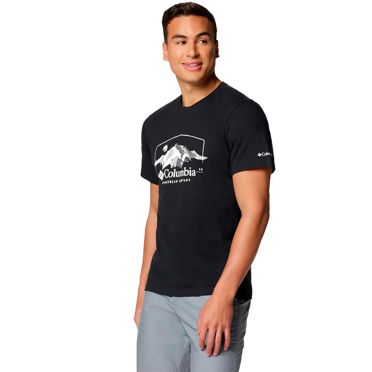 Футболка мужская Columbia Path Lake Graphic Tee II S Черный photo 2