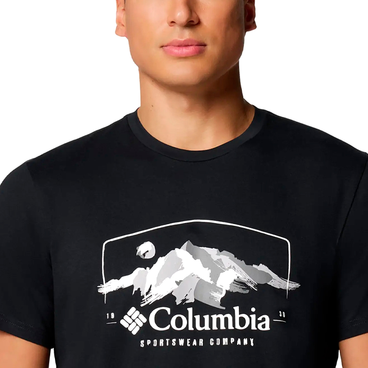 Футболка мужская Columbia Path Lake Graphic Tee II S Черный photo 3