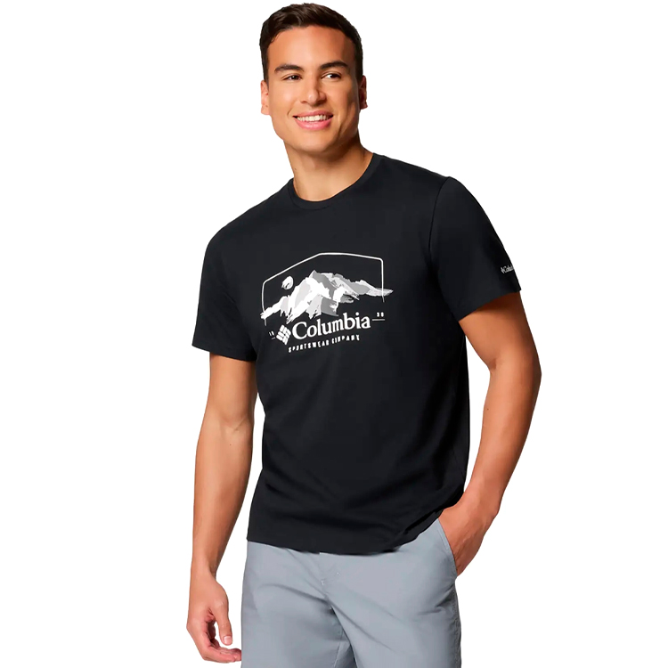 Футболка мужская Columbia Path Lake Graphic Tee II S Черный photo 5