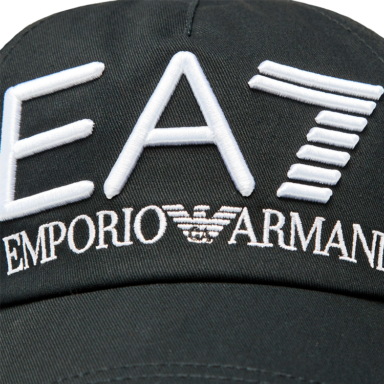 Кепка EA7 EMPORIO ARMANI BASEBALL HAT S Черный/Белый photo 2
