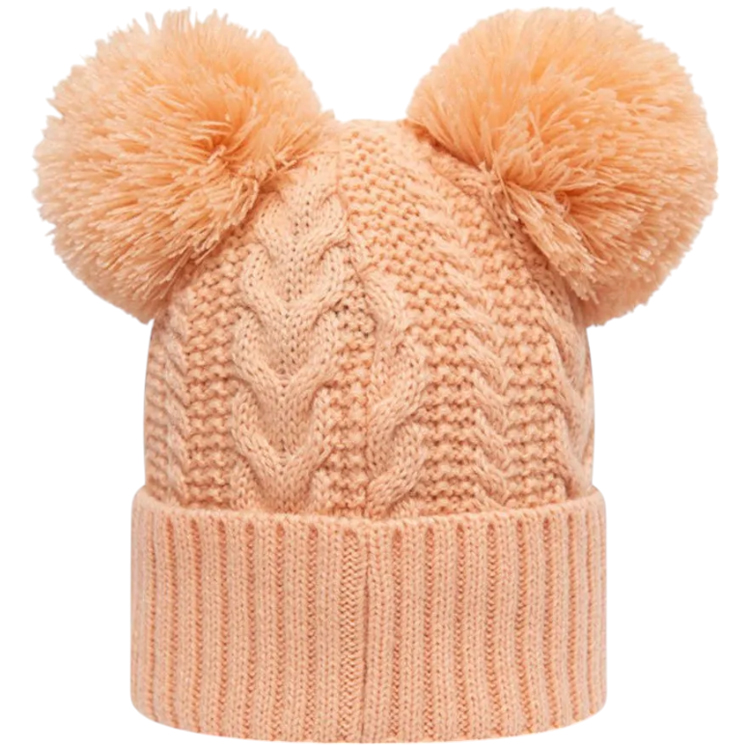 Caciula New Era CHYT DOUBLE POM CUFF KNIT NEYYAN CHILD Bej photo 2
