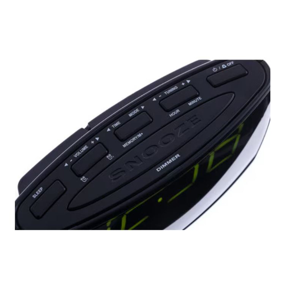 Radio cu ceas Adler AD1121 Digital / Black/Green / Mono photo 4