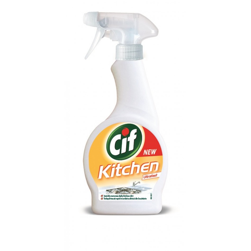 Solutie de curatare p/u diverse suprafete Cif CifKitchen500ml447721 photo 1 Solutie de curatare p/u diverse suprafete Cif CifKitchen500ml447721 photo 1