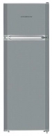 Холодильник с верхней морозильной камерой Liebherr CTPsl2921, 268 л, 157 см, A++, Серебристый