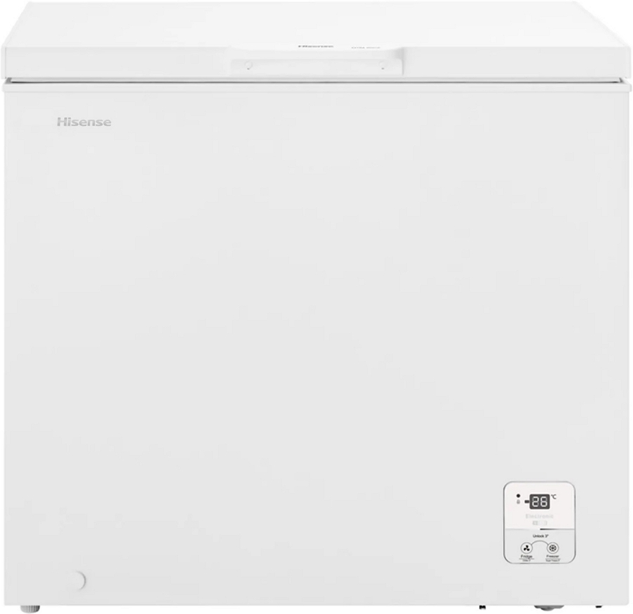 Морозильный ларь Hisense FT237D4BW21, 182 л, 84.2 см, E, Белый  photo 