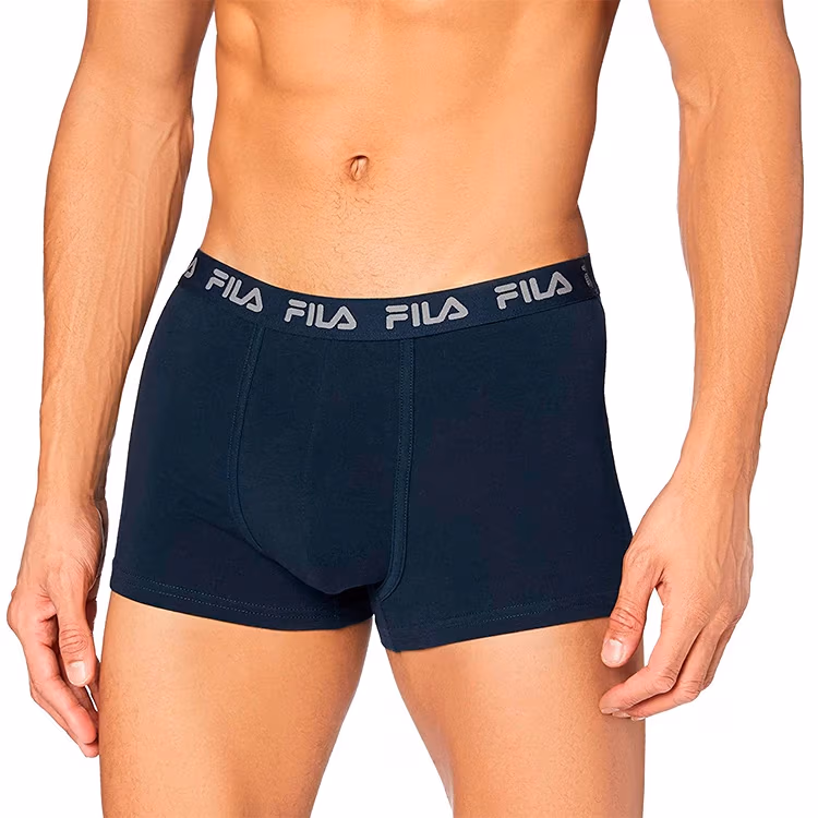 Boxeri Fila UW MAN BOXER 2 PACK ELASTIC WITH LOGO 