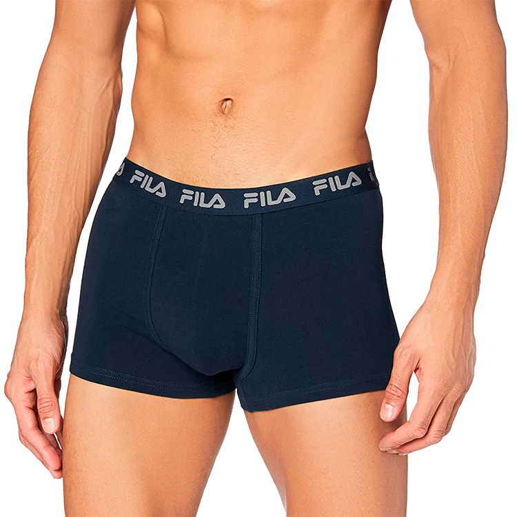 Трусы мужские боксер Fila UW MAN BOXER 2 PACK ELASTIC WITH LOGO