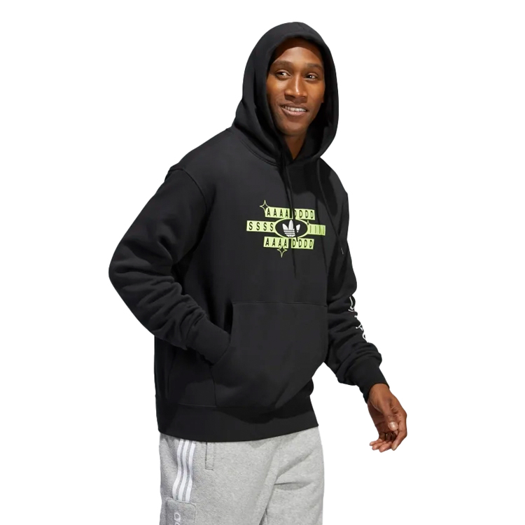 Hanorac pt bărbați Adidas FOREVER SPORT H S Negru photo 5