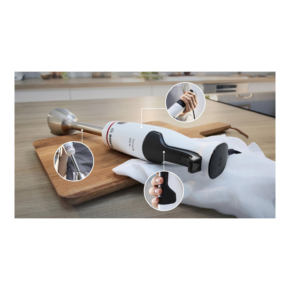 Блендер Погружной Bosch MSM4W421 Белый  / 1 скоростей / 600 мл photo 4