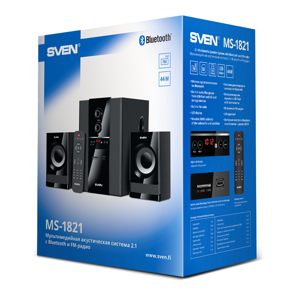 Sistem acustic Sven MS-1821 Black photo 9
