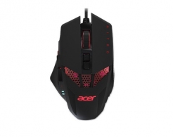 ACER NITRO NMW810 USB optical Mouse - 4000dpi,  RGB 6 color backlight LED, cable 1.5m, 8 buttons - one of which is Burst Fire, Acceleration - 20g of additional weight (4 x 5g each), Black. thumbnav 1