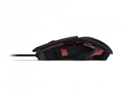 ACER NITRO NMW810 USB optical Mouse - 4000dpi,  RGB 6 color backlight LED, cable 1.5m, 8 buttons - one of which is Burst Fire, Acceleration - 20g of additional weight (4 x 5g each), Black. thumbnav 4