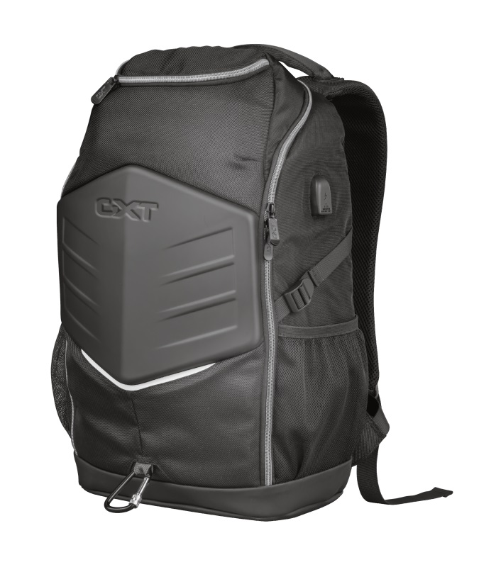 15.6" Trust Gaming Backpack GXT 1255 Outlaw, Black, 20 L, 4 Dedicated compartments to safely transport mouse, headset, tablet and other accessories photo 2