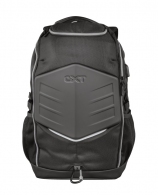 15.6" Trust Gaming Backpack GXT 1255 Outlaw, Black, 20 L, 4 Dedicated compartments to safely transport mouse, headset, tablet and other accessories thumbnav 1
