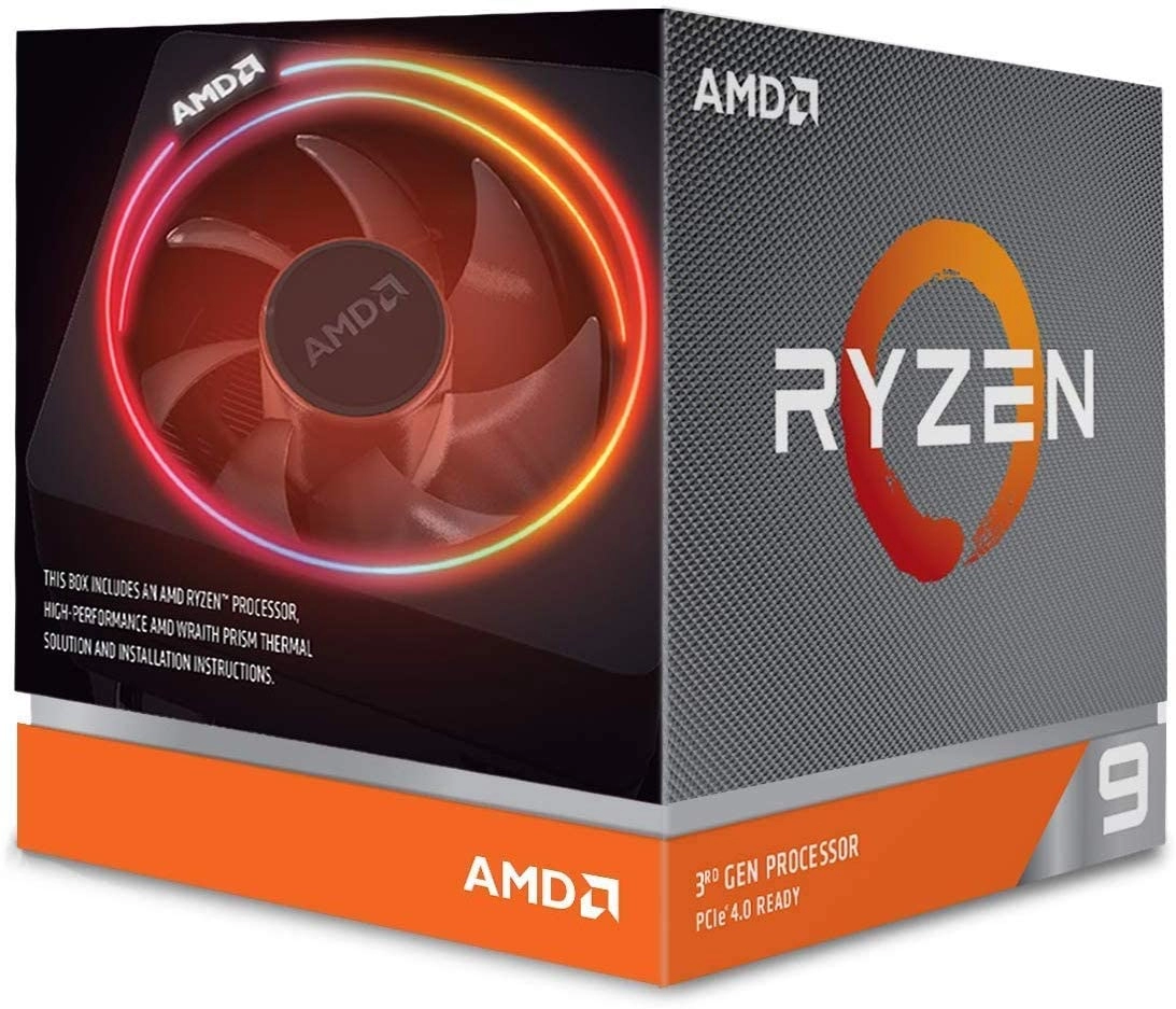 AMD Ryzen™ 9 PRO 3900, Socket AM4, 3.1-4.3GHz (12C/24T), 6MB L2 + 64MB L3 Cache, No Integrated GPU, 7nm 65W, tray