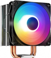 DEEPCOOL Cooler "GAMMAXX 400 K", Socket LGA1700(adapter needed)/1200/1151/1150/1155 & AM5/AM4/AM3/FM2, 1x Fan:120x120x25mm  with 6 colors LED, 500~1500 RPM±10%, <27dB(A), Heatpipe 6mm x4 pcs, 56.5 CFM, 4-pin PWM, Hydro Bearing thumbnav 1