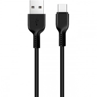 Cable  USB to USB-C  HOCO “X20 Flash”,  2m,  Black, up to 2.0A, Charching Data Cable, Outer material: PVC