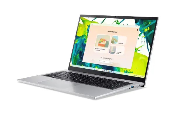 Ноутбук 15.6” ACER Aspire Go 15 AG15-72P/ Intel Core Ultra 7 150U/ 16GB/ 1TB SSD/ Pure Silver photo 3