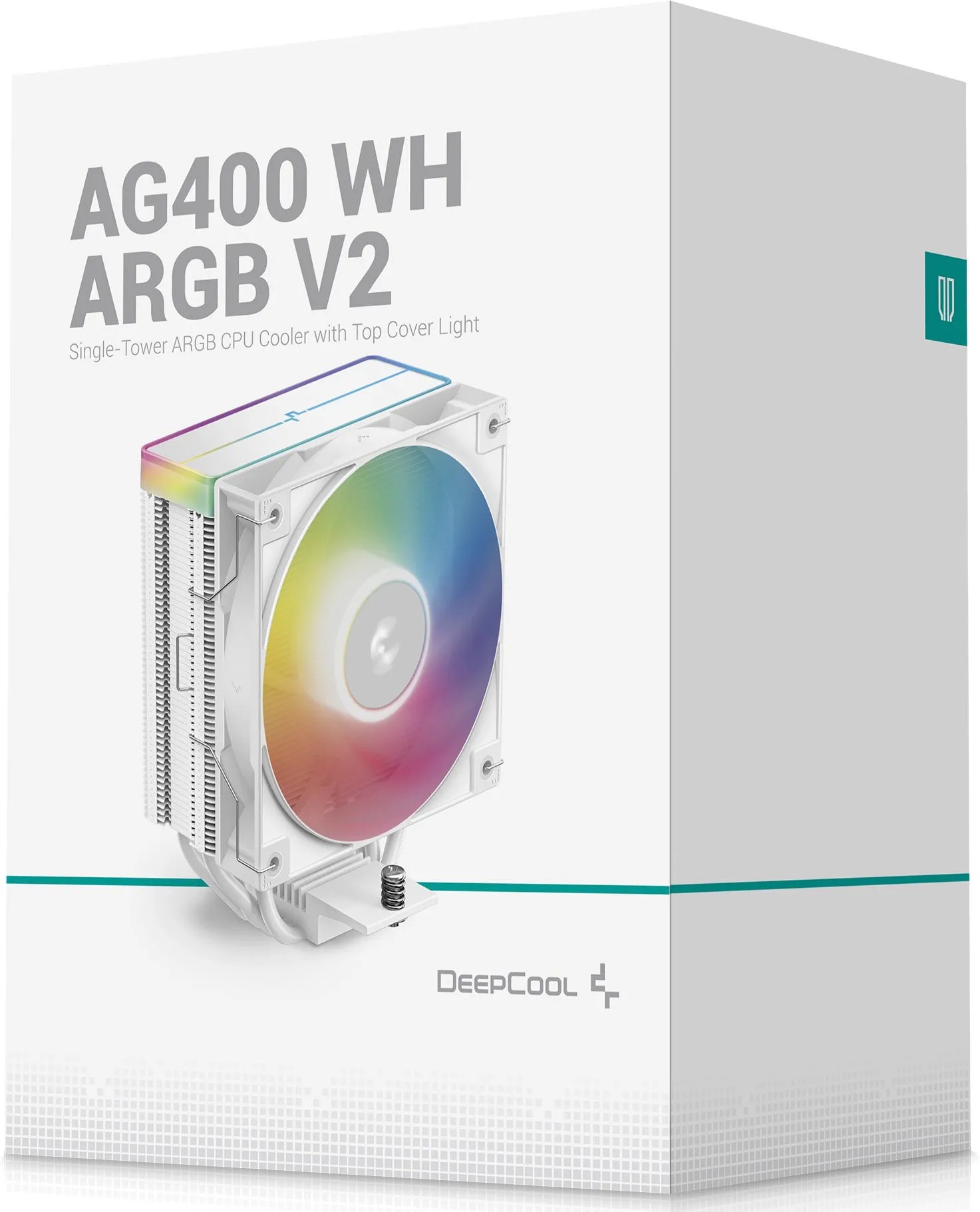 Кулер DEEPCOOL AG400 BK ARGB V2 / Universal / 220W / 500~2000rpm, <31.6dBA / 75.89CFM photo 9