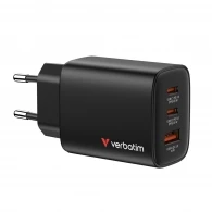 Incarcator VERBATIM Essentials GaN / 65W / 3 porturi