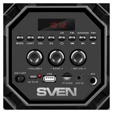 Boxa portabila SVEN PS-550 Black / 36W / Bluetooth / FM tuner / USB / microSD photo 4