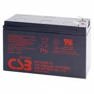 CSB Battery 12V 9AH, HR 1234W F2, 3-5 Years Life Time thumbnav 1