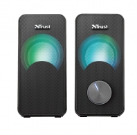 Колонки 2.0 Trust Arys RGB Compact Black / 12W / 3,5 AUX / USB power thumbnav 2