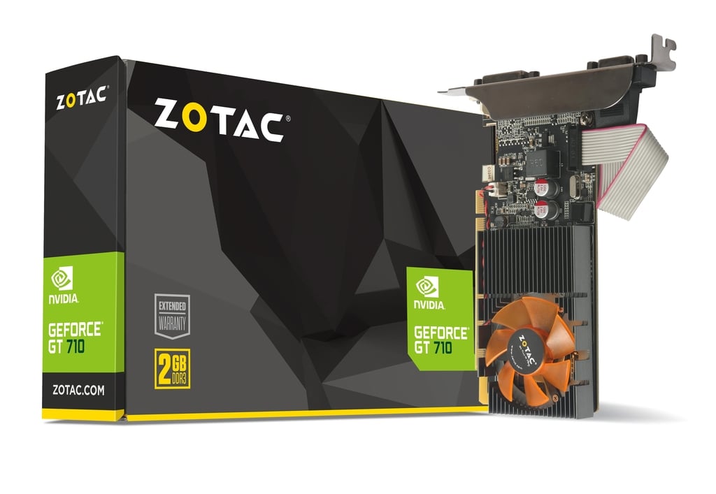 Видеокарта ZOTAC GeForce GT710 / 2GB / GDDR3 / 64Bit photo 1