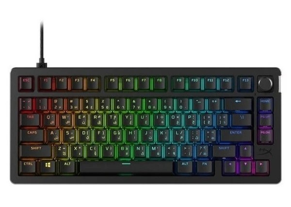 Клавиатура HYPERX Alloy Rise 75 RGB, HyperX Linear switches, [7G7A4AA#ACB] photo 1