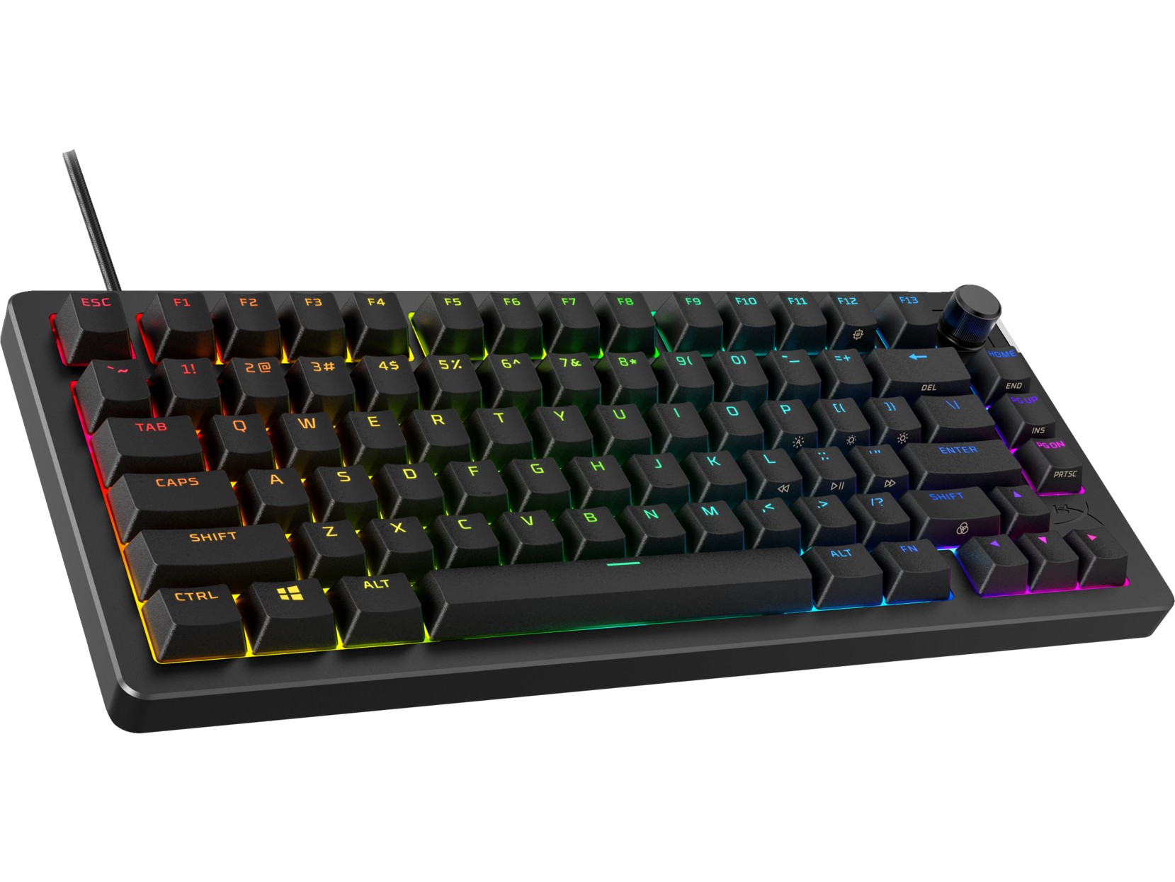 Клавиатура HYPERX Alloy Rise 75 RGB, HyperX Linear switches, [7G7A4AA#ACB] photo 2