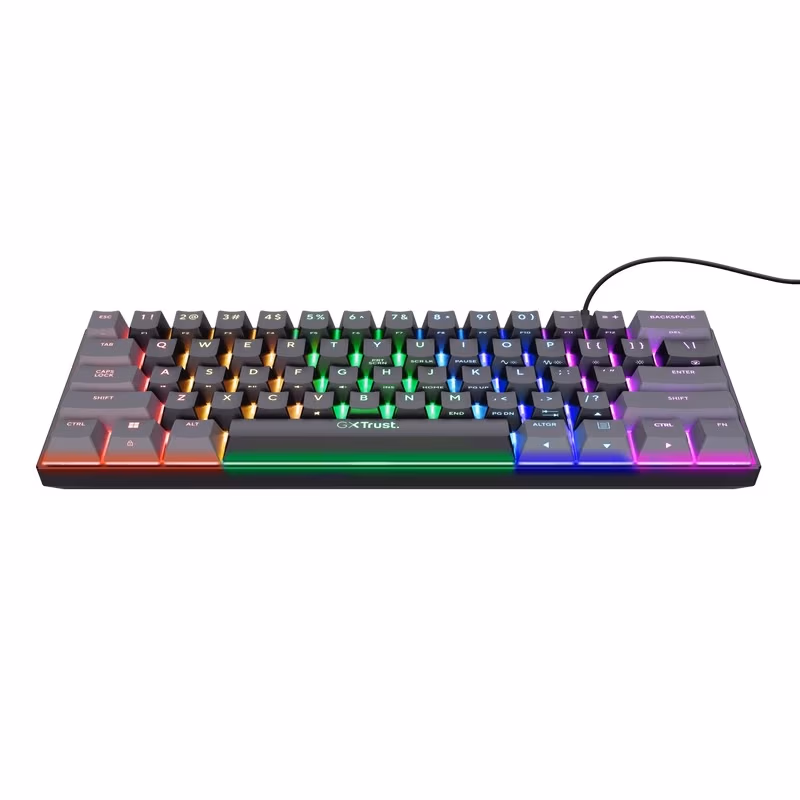 Tastatura Gaming Trust GXT 867 ACIRA, USB, Black 