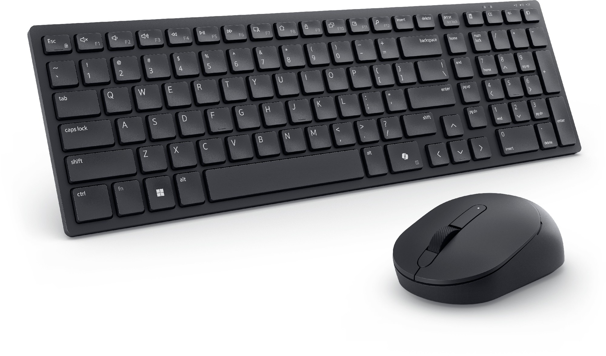 Бесшумная клавиатура и мышь Dell KM555 / Black photo 2