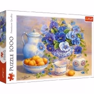 Trefl 10466 Puzzles 1000 Blue Bouquet
