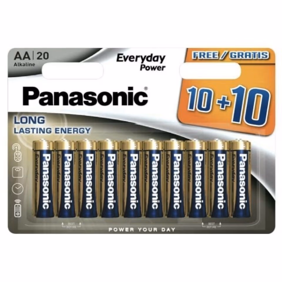 32611 Panasonic Alkaline Power Aa Alkaline 1 Buc.