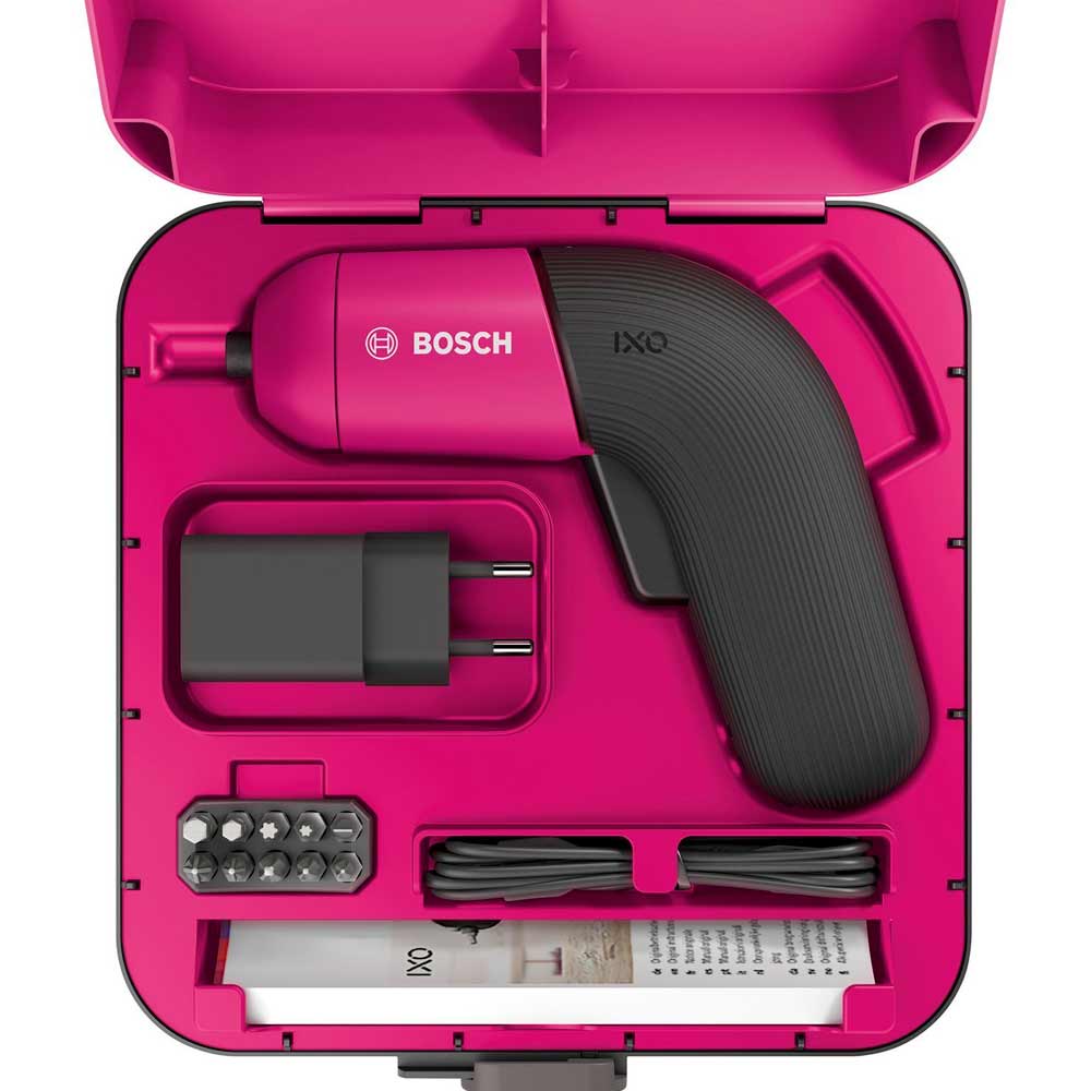 Аккумуляторная отвертка Bosch IXO VI pink, 06039C7022 photo 8