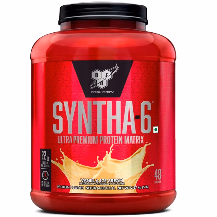 Proteine din zer BSN SYNTHA-6 Ultra Premium Protein Matrix, Vanilla Ice Cream 5lb 