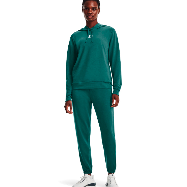 Толстовка Under Armour Rival Terry Hoodie XXL Зеленый Женский photo 3