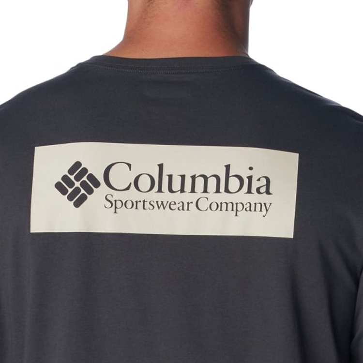 Футболка мужская Columbia North Cascades Short Sleeve Tee S Серый photo 3