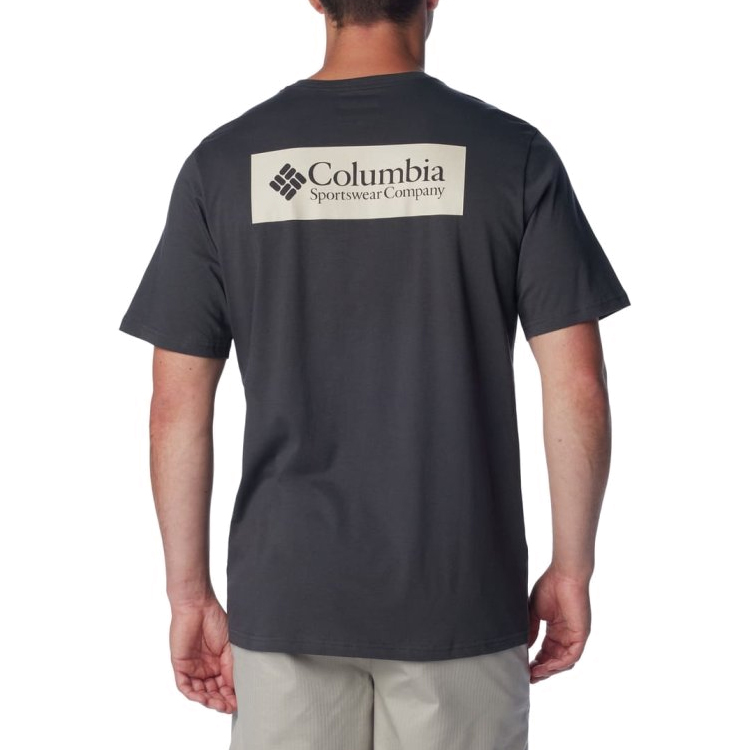 Футболка мужская Columbia North Cascades Short Sleeve Tee S Серый photo 4