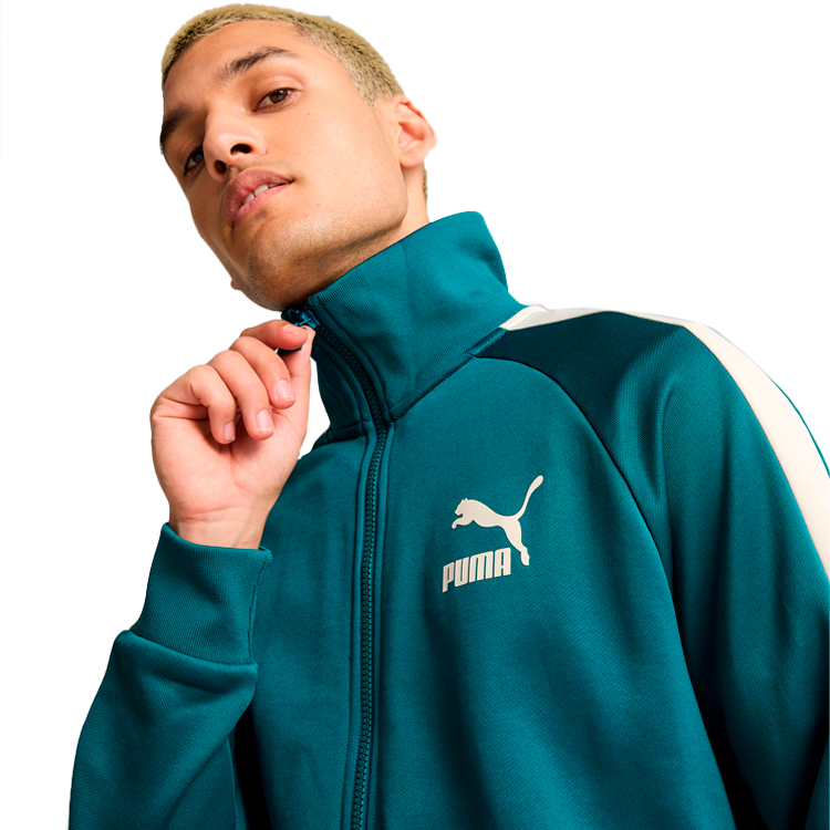 Мужская Толстовка Puma Iconic T7 Track Jacket PT XS Зеленый photo 3