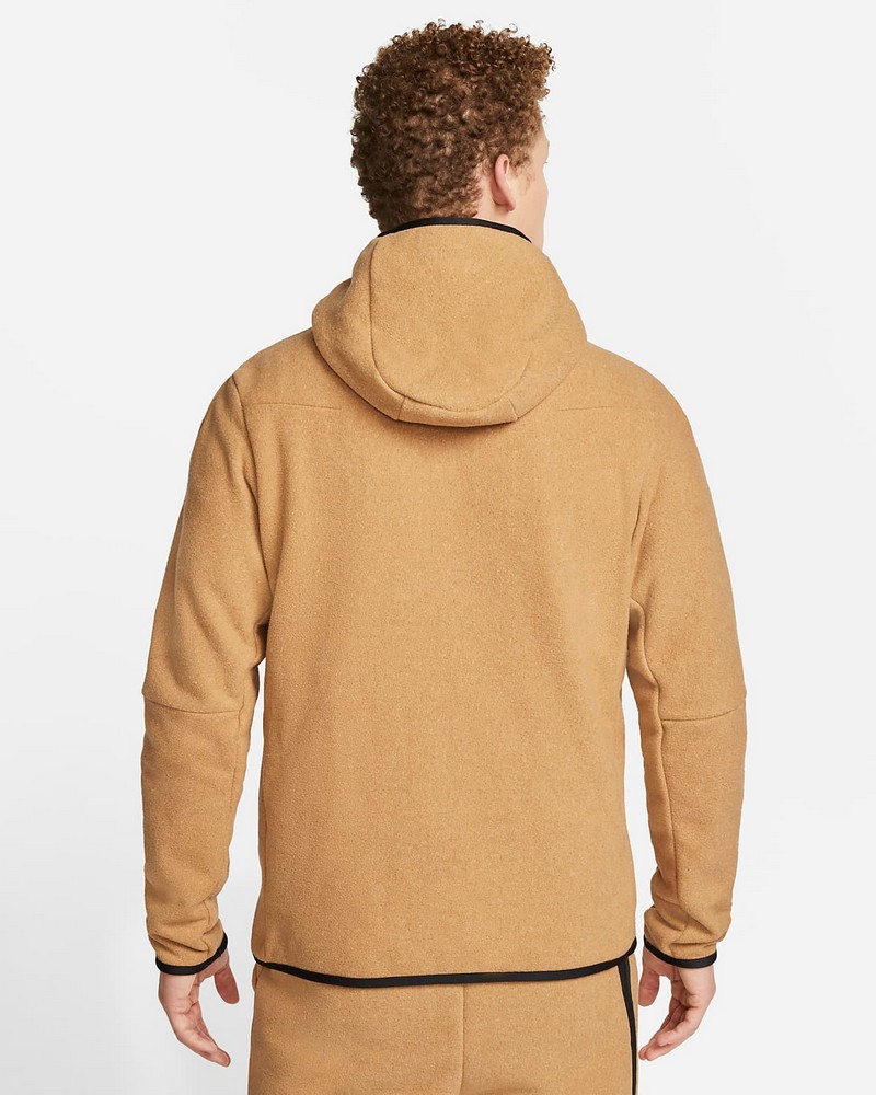 Hanorac pt bărbați Nike M NSW TCH FLC FZ WINTER HD 2XL Portocaliu photo 3