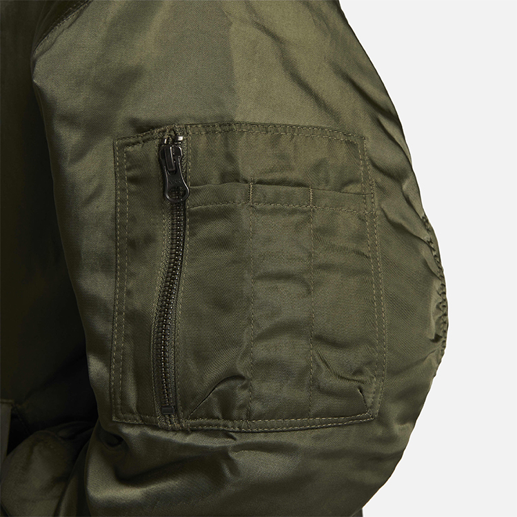 Куртка Nike W NSW VRSTY BMBR JKT XS Хаки Женский photo 5