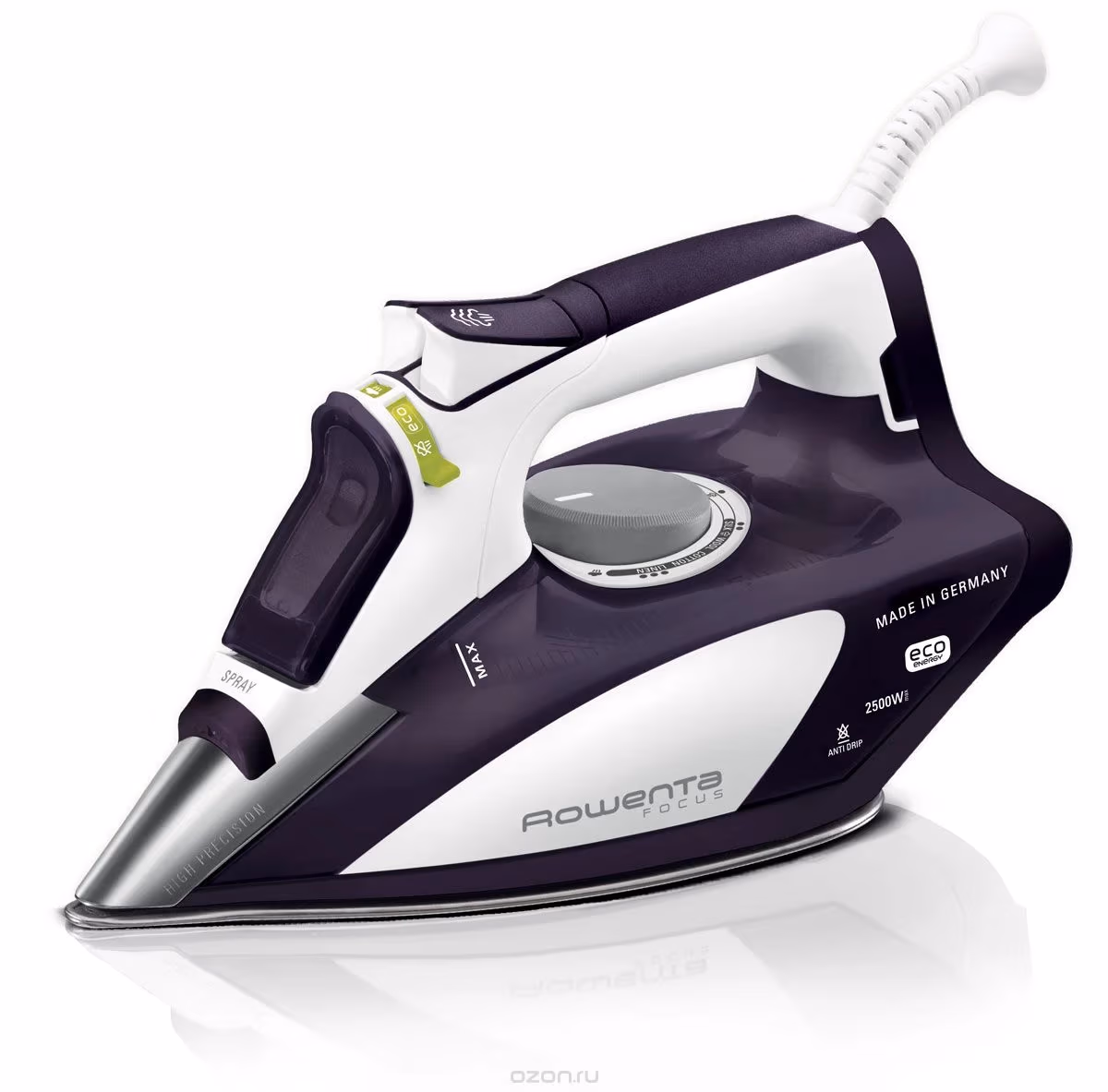 Утюг Rowenta DW5122, 300 мл, Черный/Белый 