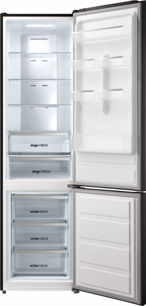 Холодильник двухдверный Toshiba GR-RB360WE-DGJ(22) / 316 л / 201 см / A++  photo 2