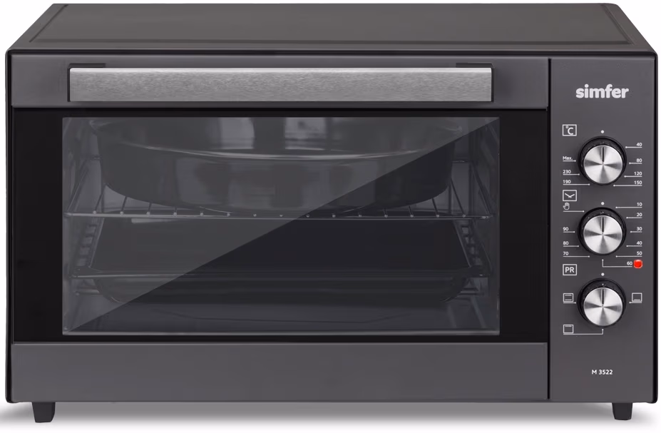 Cuptor electric Simfer M3522, 35 l, 1200 W, Negru 